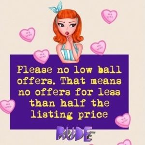 Please don’t ask for half the listing price.